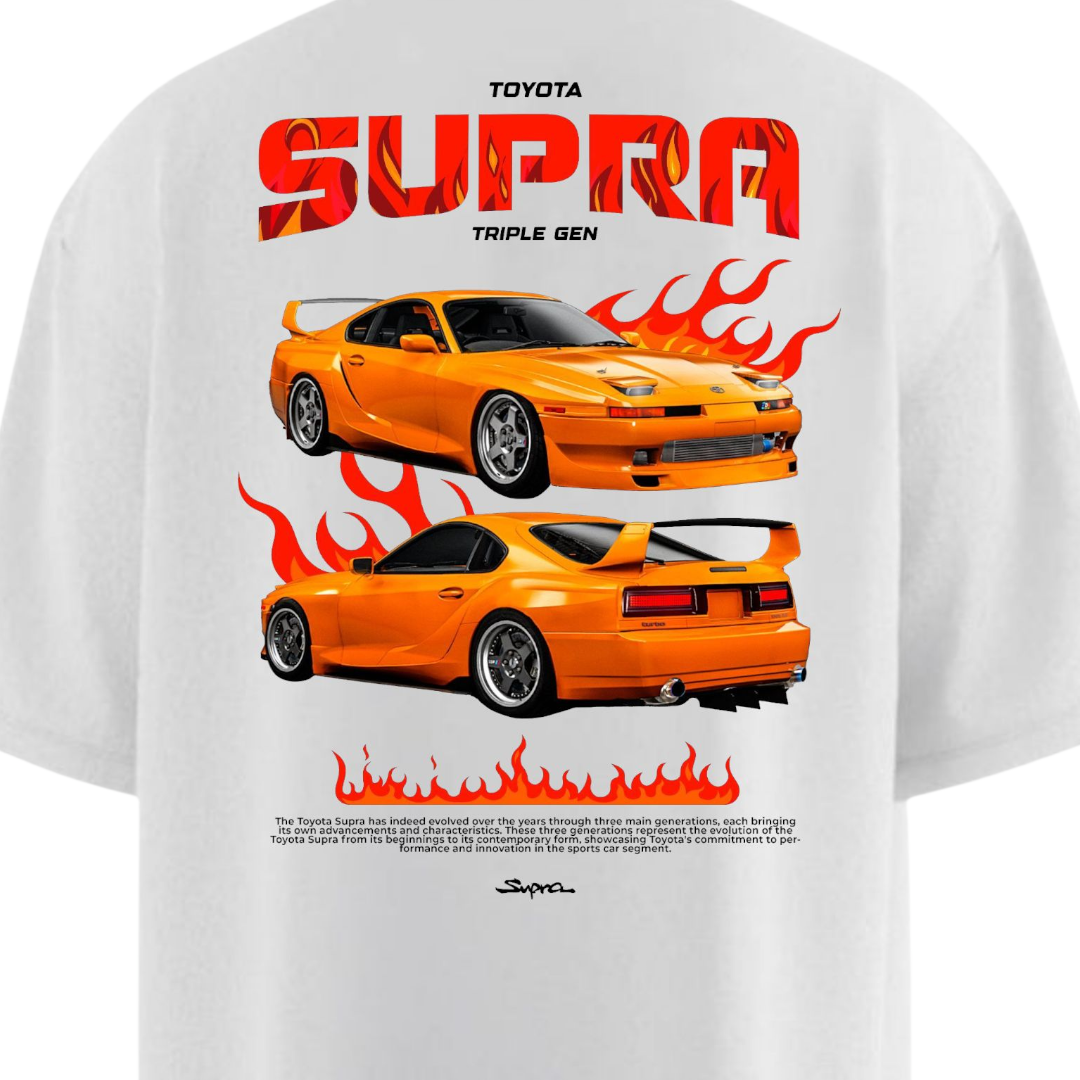 TOYOTA SUPRA Heavy Weight Oversized T-shirt