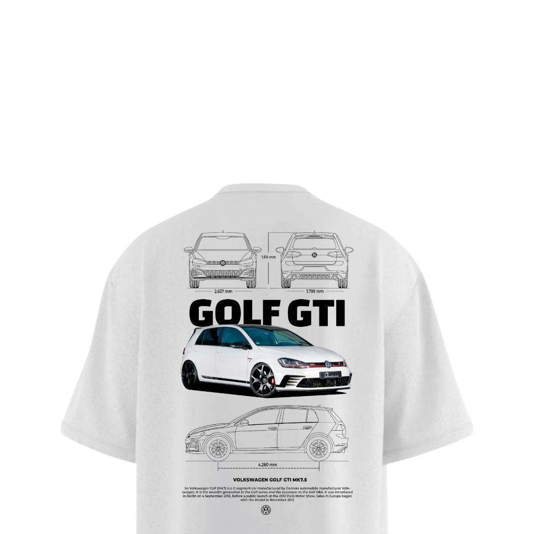 GOLF GTI VW Heavy Weight Oversized T-shirt