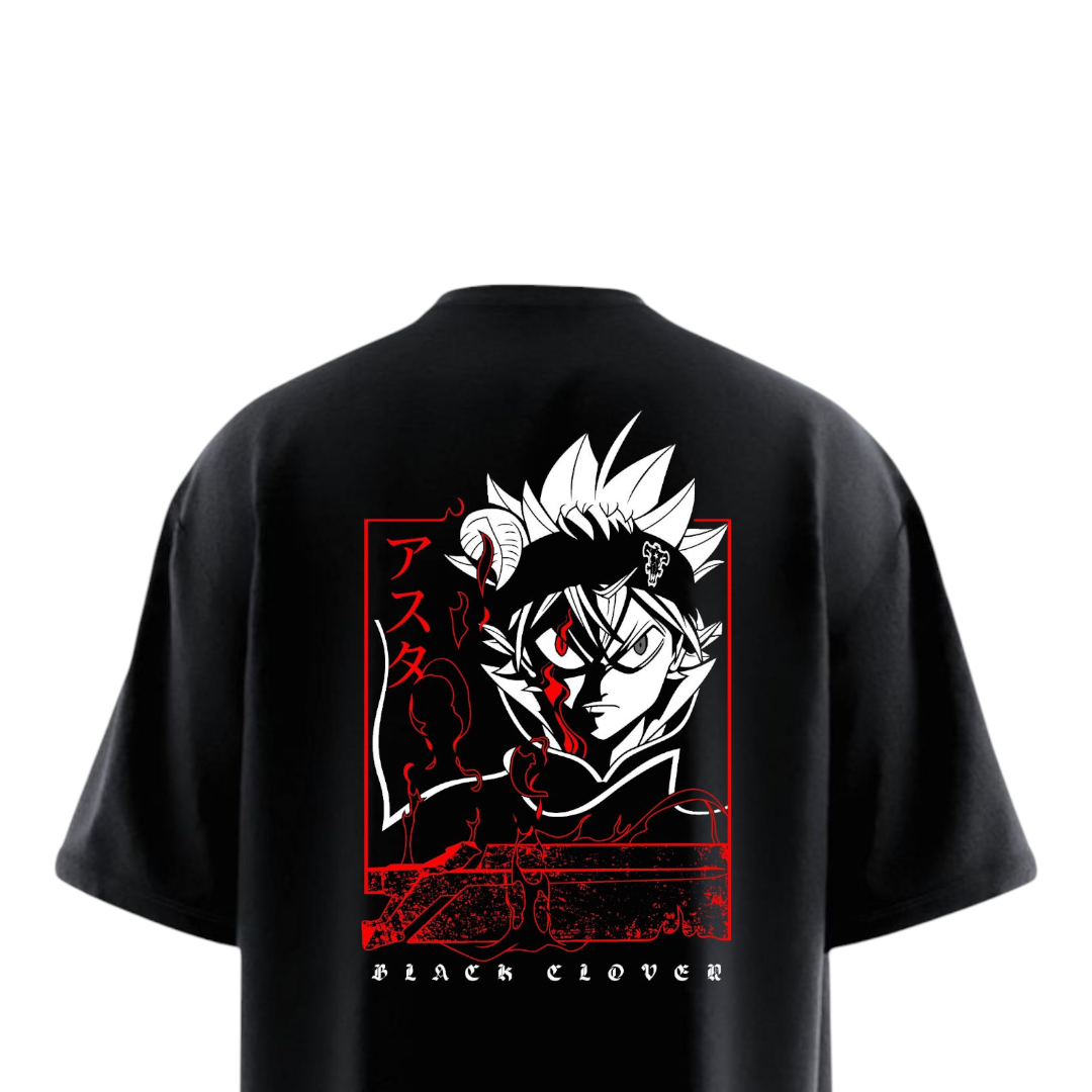 Black Clover Asta Oversized T-shirt