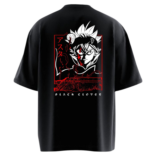 Black Clover Asta Oversized T-shirt