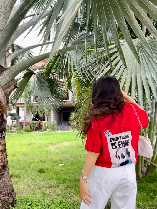 Everything is Fine Heavy Weight Oversized T-shirt