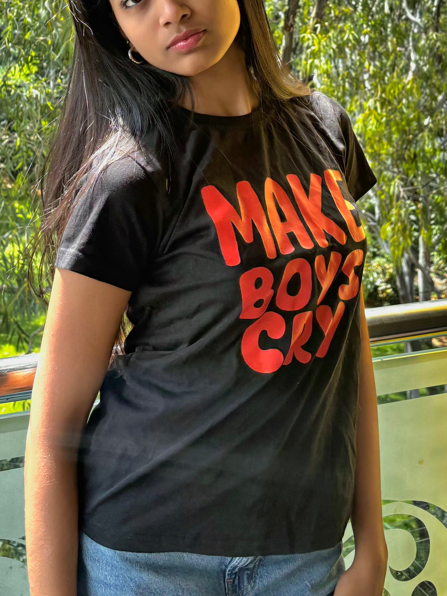 Make Boys Cry Women Tee