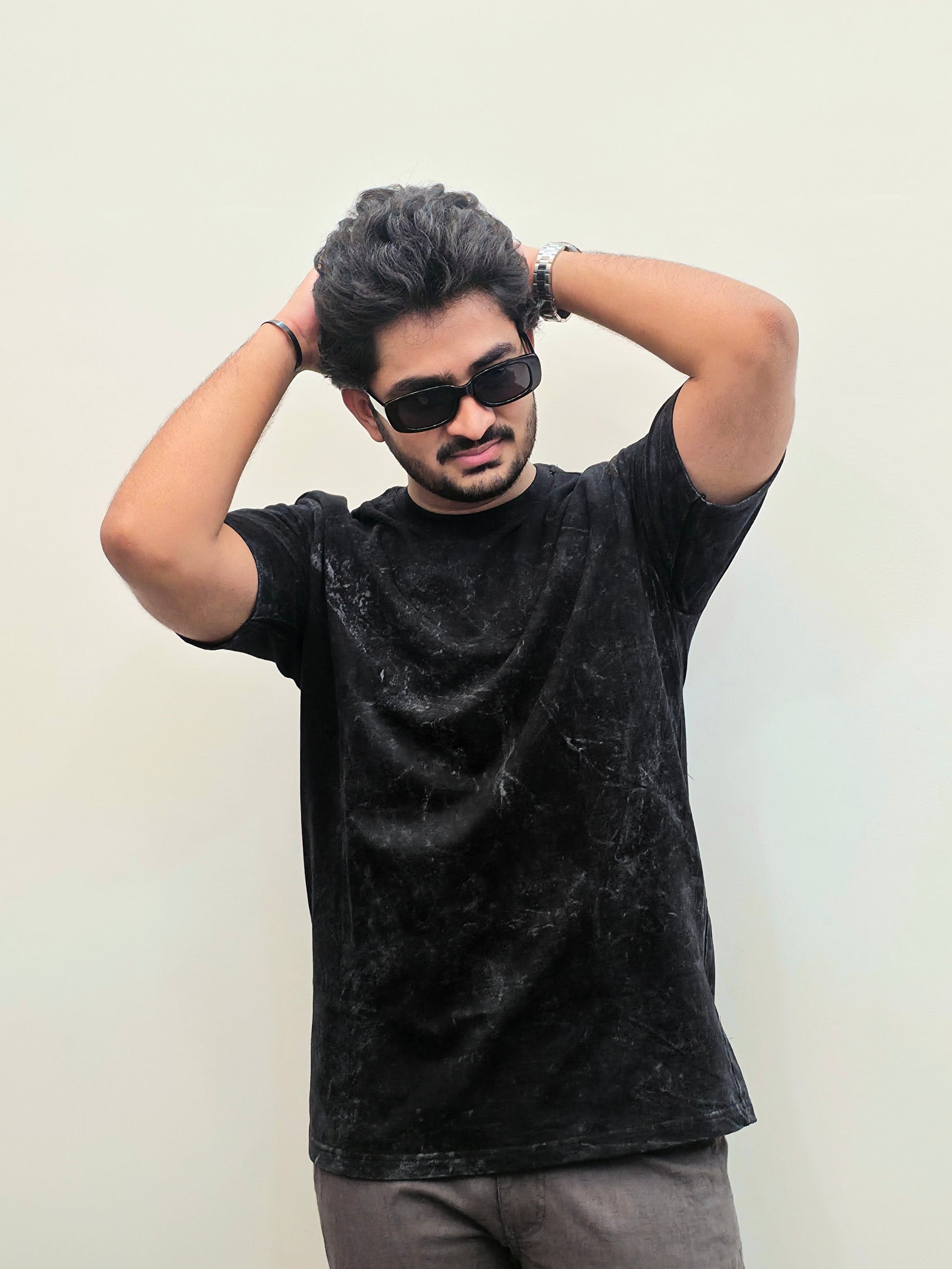 Plain Acid wash t-shirt