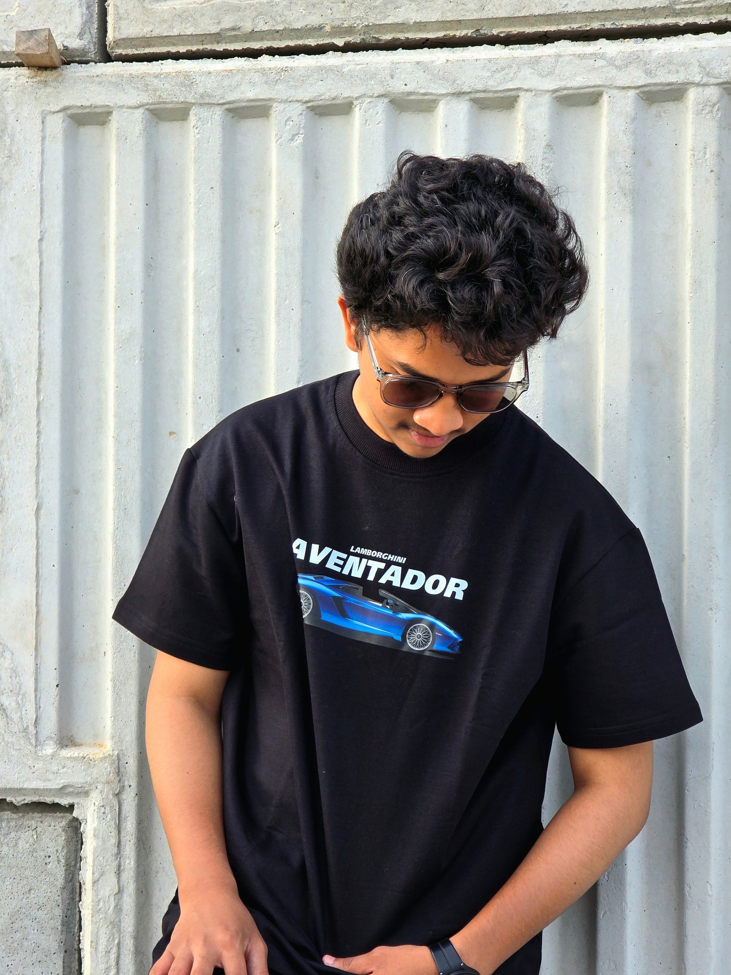 LAMBORGHINI AVENTADOR Heavy Weight Oversized T-shirt