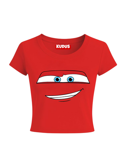 LIGHTNING RED - Baby Crop Top