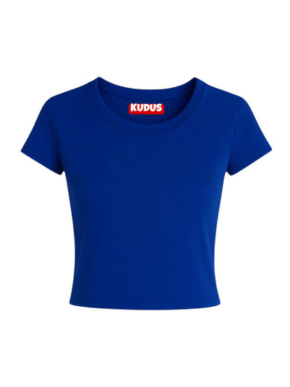 BASIC PLAIN SOLID EVERYDAY Baby Crop Top For Women