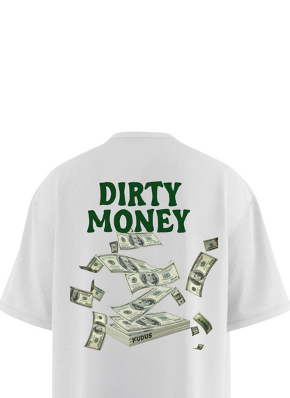 DIRTY MONEY Heavy Weight Oversized T-shirt