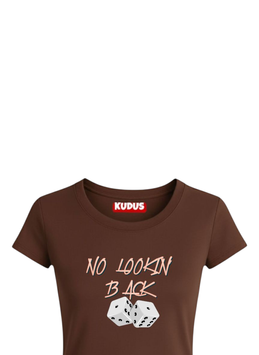 NO LOOKIN BACK - Baby Crop Top For Women