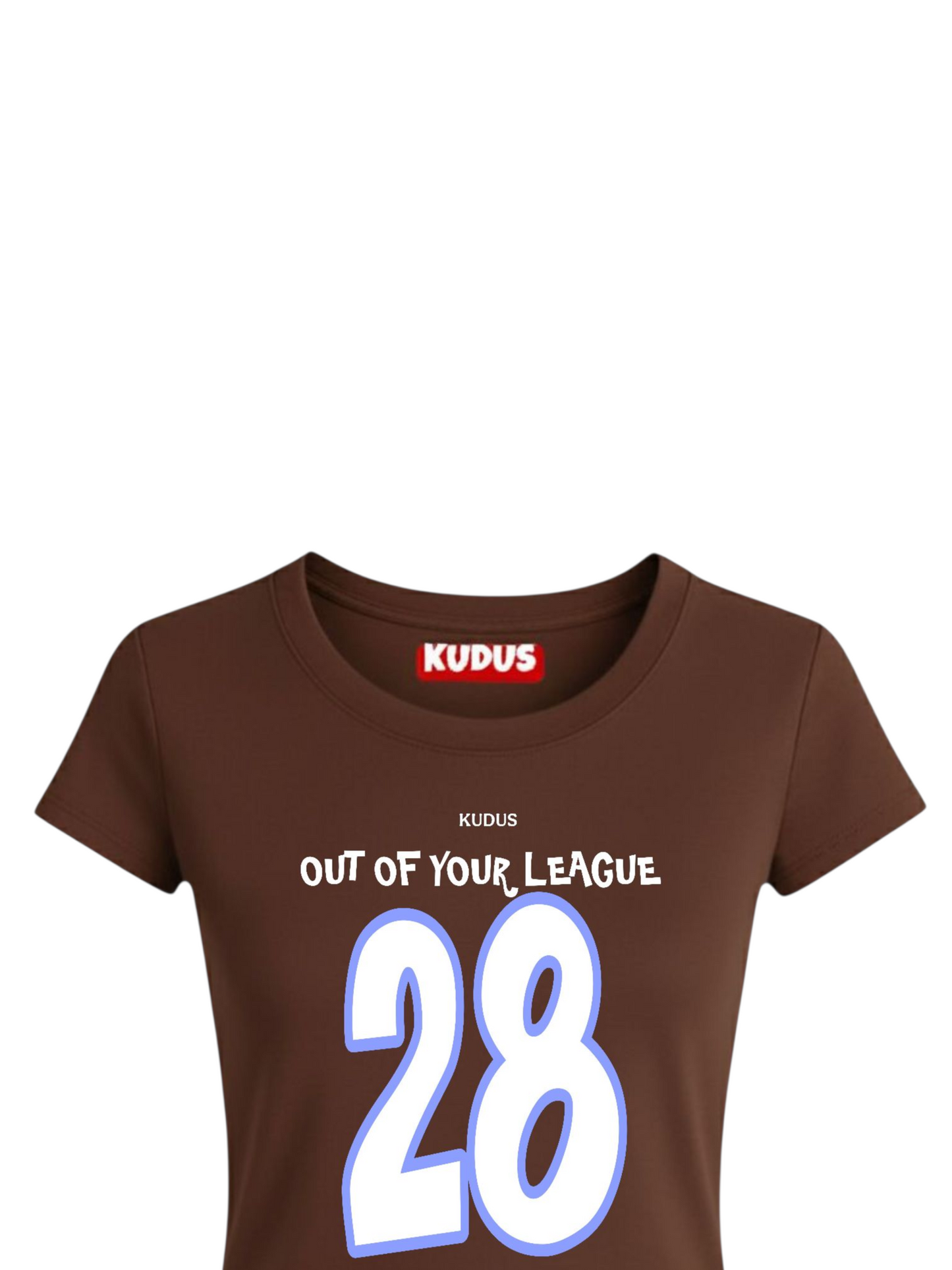 OUT OF YOUR LEAGUE Baby Crop Top For Women