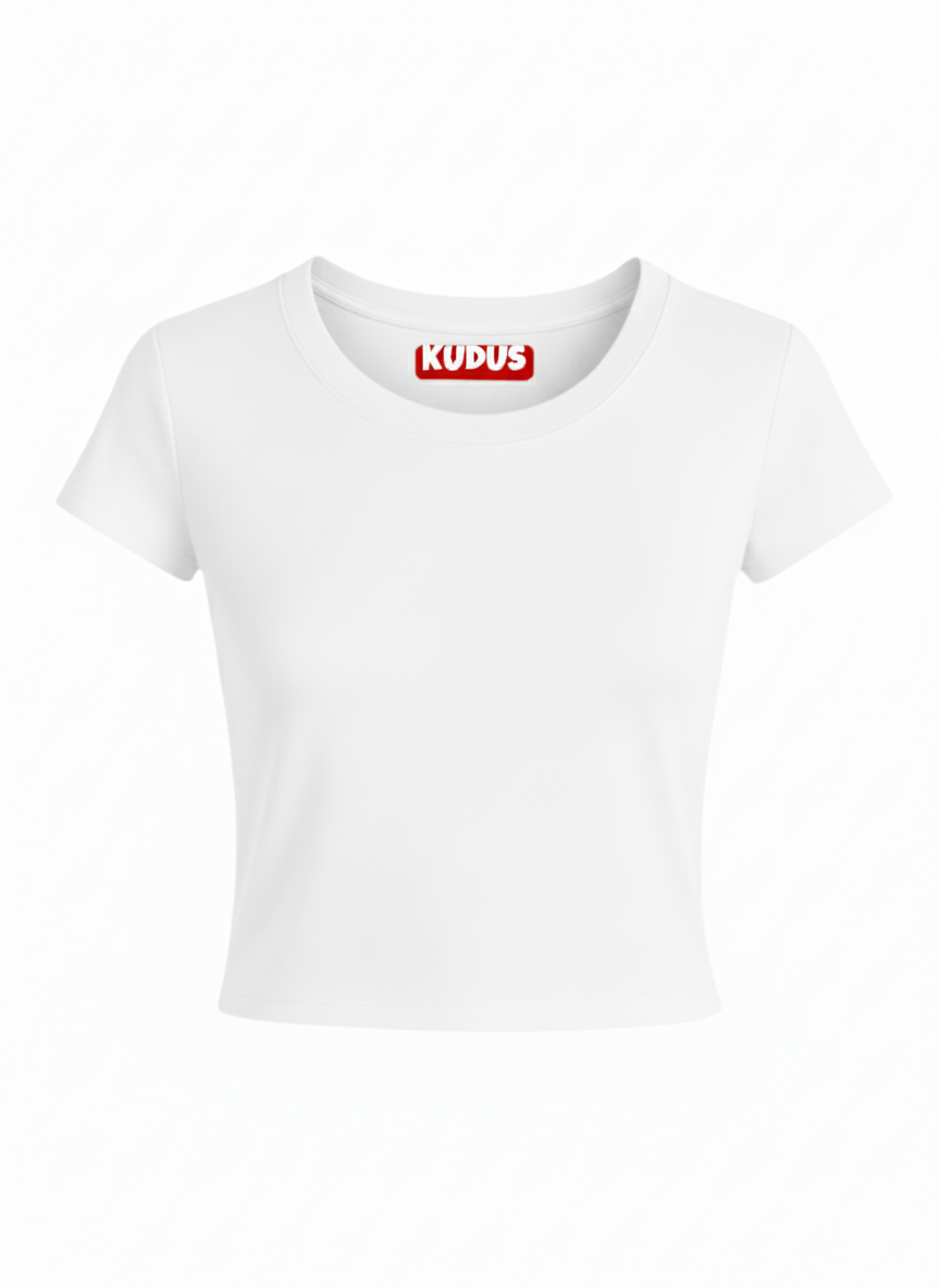 BASIC PLAIN SOLID EVERYDAY Baby Crop Top For Women