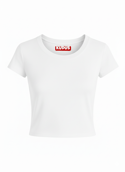BASIC PLAIN SOLID EVERYDAY Baby Crop Top For Women