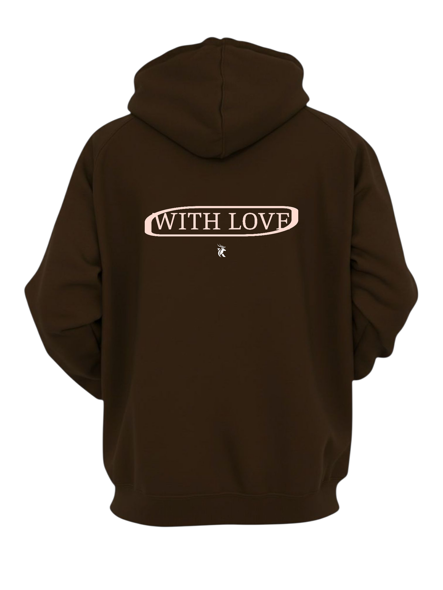 WITH LOVE CHOCOLATE HOODIE