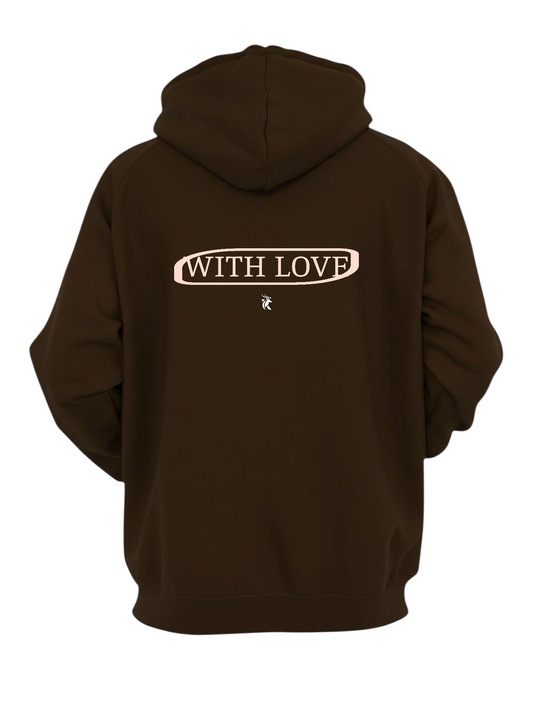 WITH LOVE CHOCOLATE HOODIE