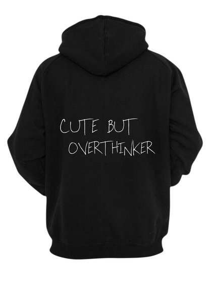 CUTE BUTOVERTHINKER UNISEX COMFY HOODIE