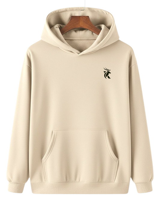 LOGO SOLID PLAIN UNISEX COMFY HOODIE