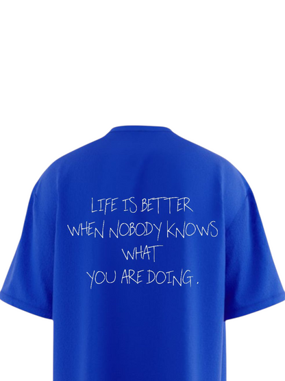 LIFE IS BETTER Heavy Weight Oversized T-shirt
