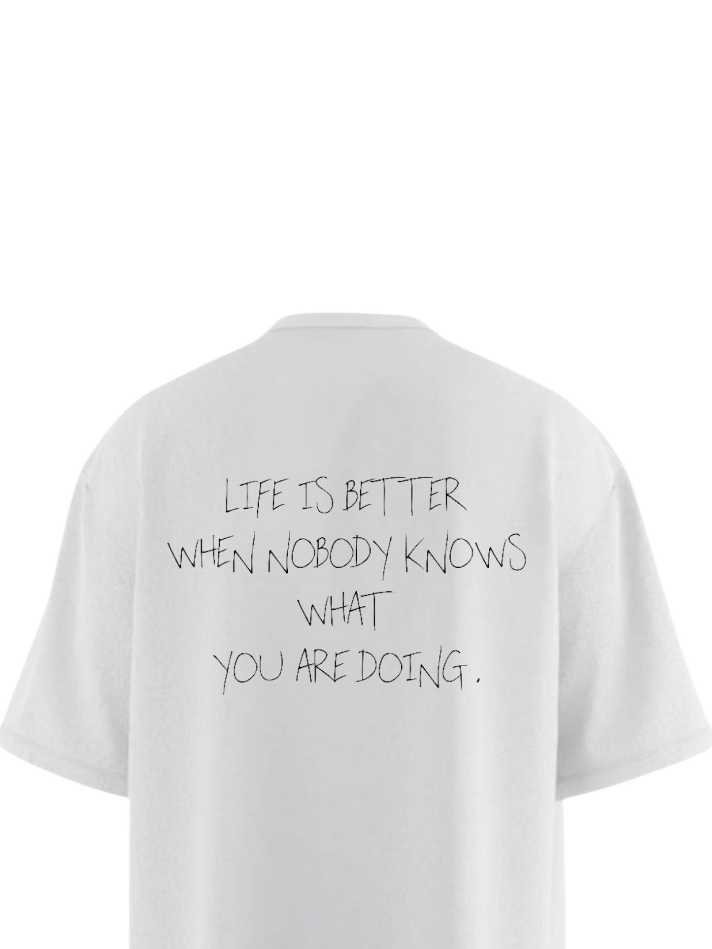 LIFE IS BETTER Heavy Weight Oversized T-shirt