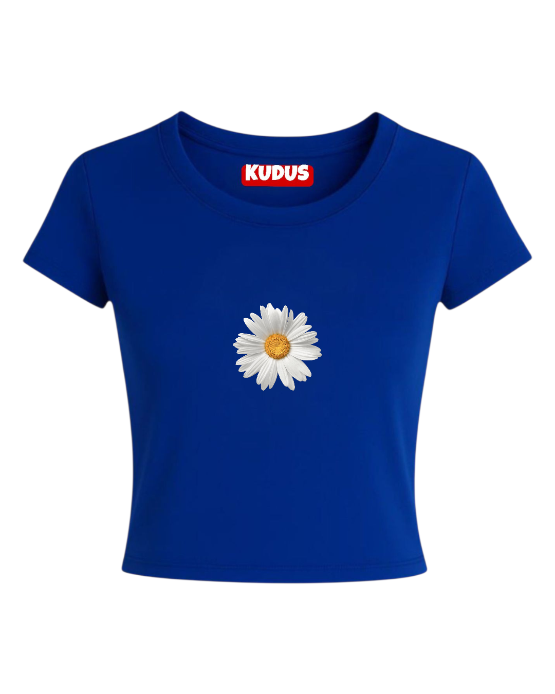Aesthetic Royal Blue Baby Crop Top For Women