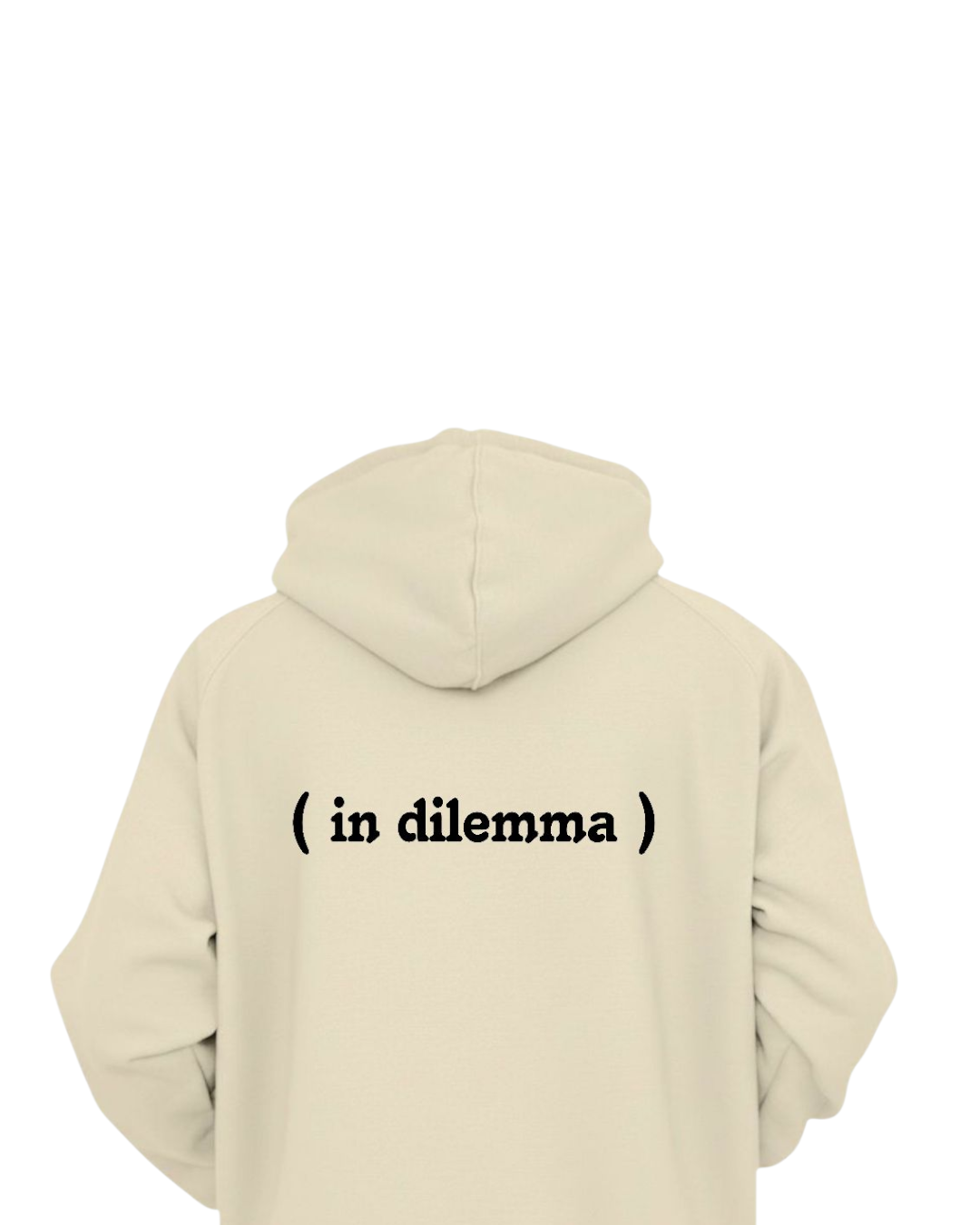 IN DILEMMA IVORY COMFY HOODIE