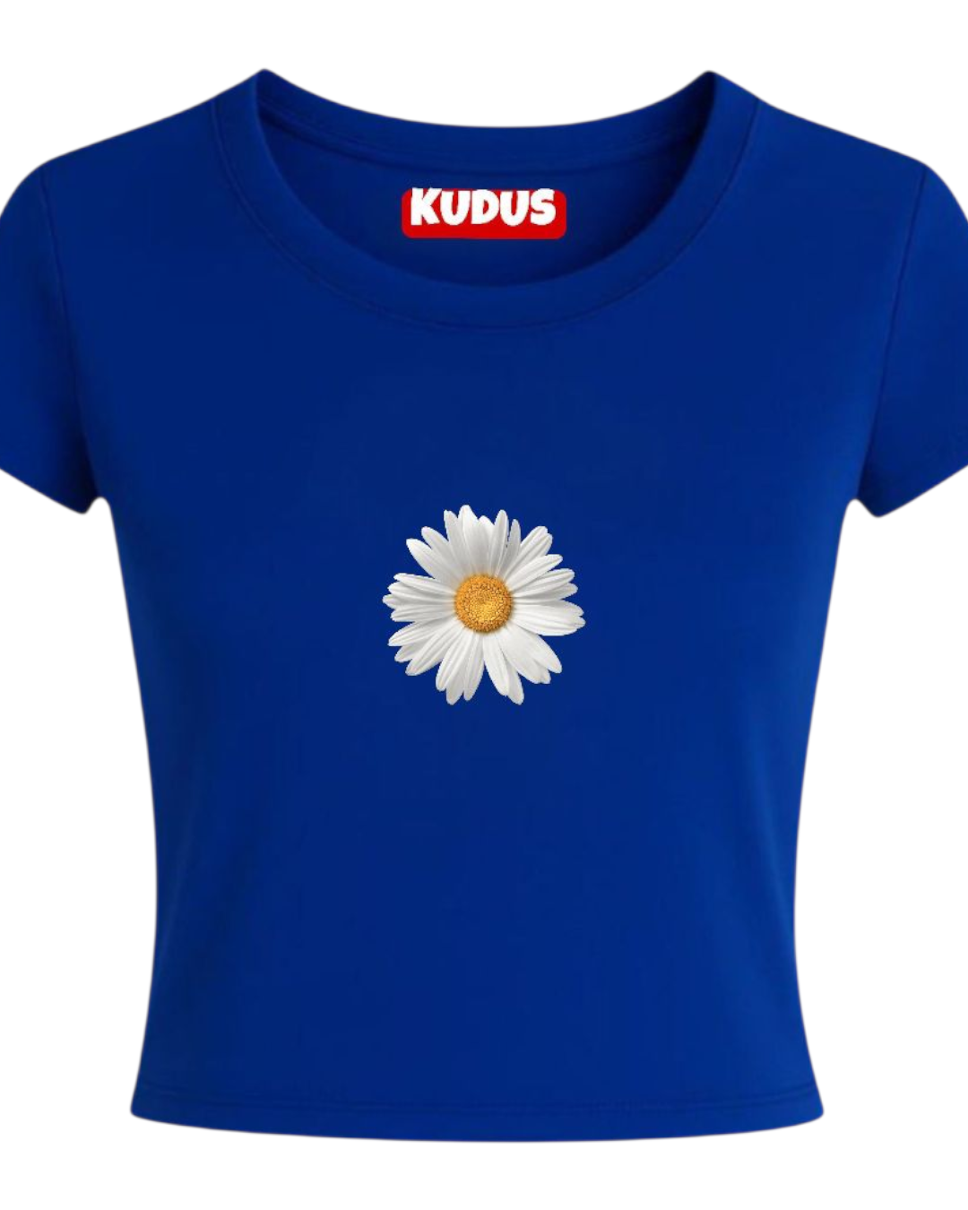 Aesthetic Royal Blue Baby Crop Top For Women