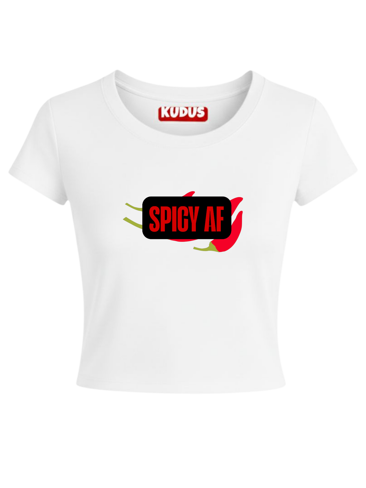 SPICY AF Baby Crop Top For Women