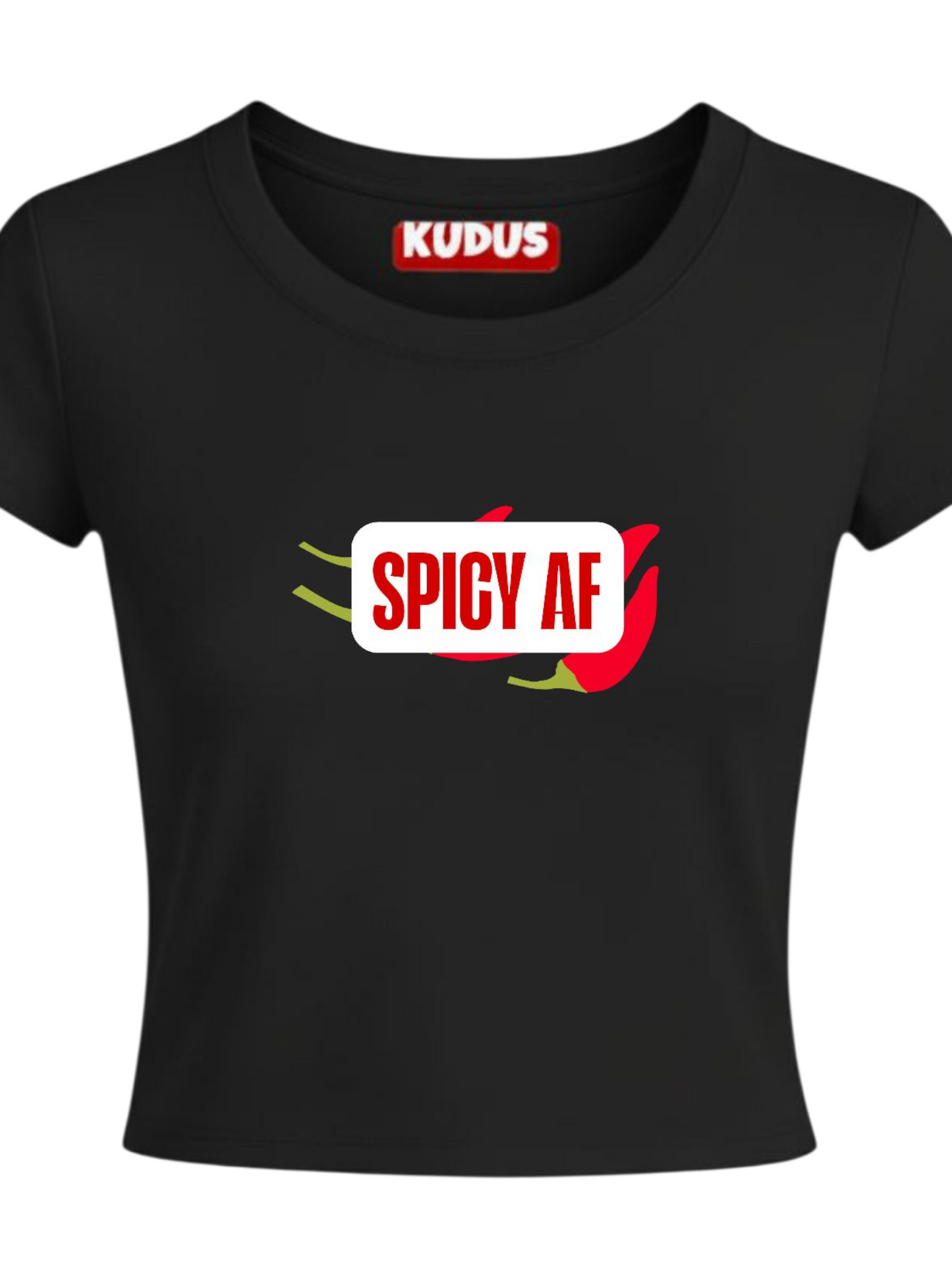 SPICY AF Baby Crop Top For Women
