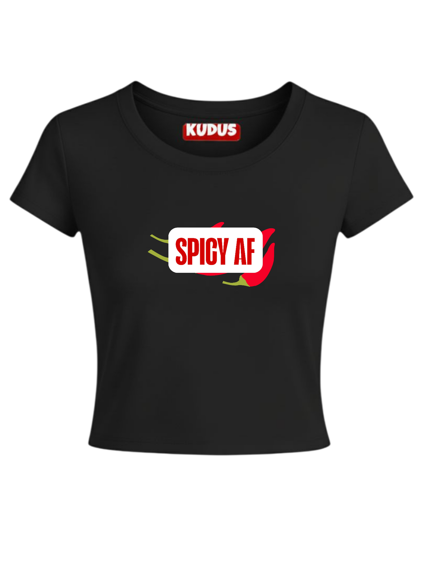 SPICY AF Baby Crop Top For Women