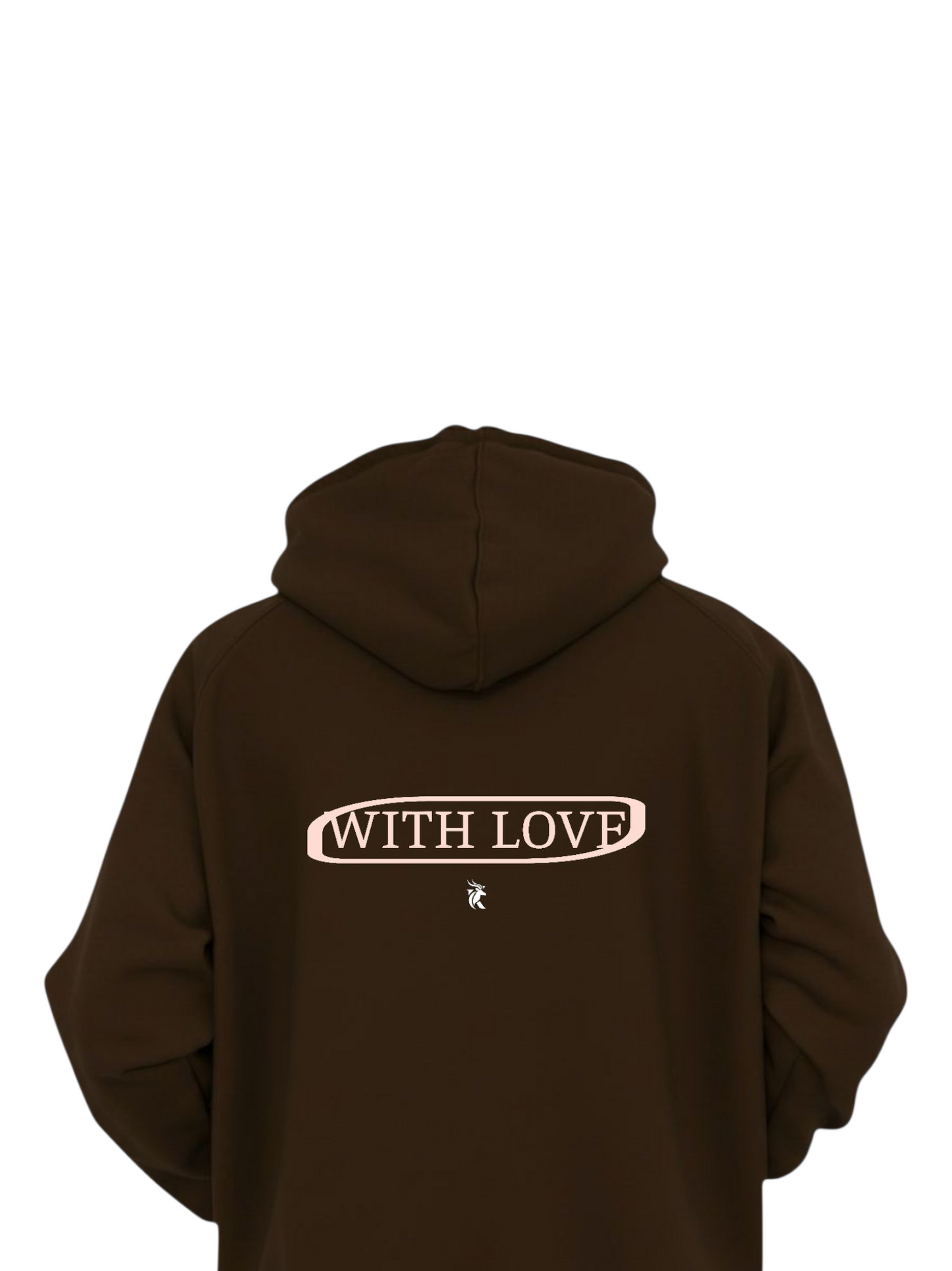 WITH LOVE CHOCOLATE HOODIE