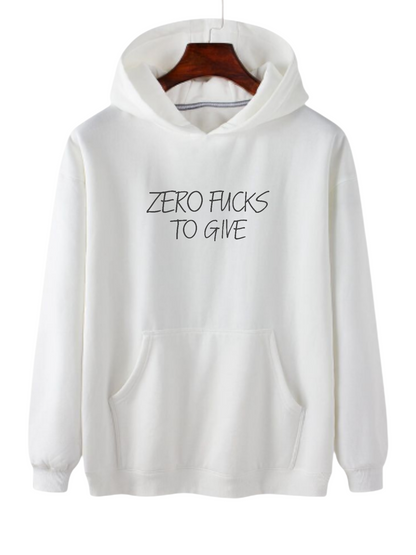 ZERO FUCKS TO GIVE HOODIE