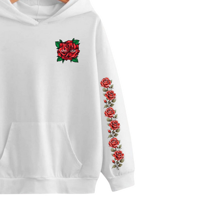 White Rose Hoodie