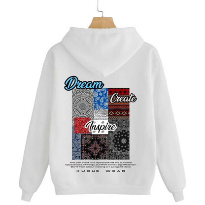 Inspire White Hoodie