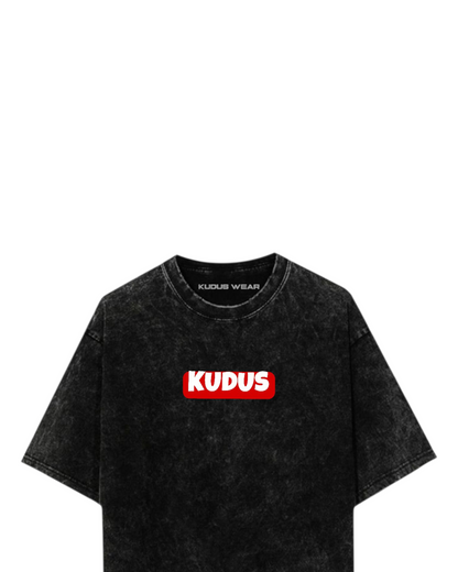 KUDUS Acid Wash Ultrasoft Oversized T-shirt