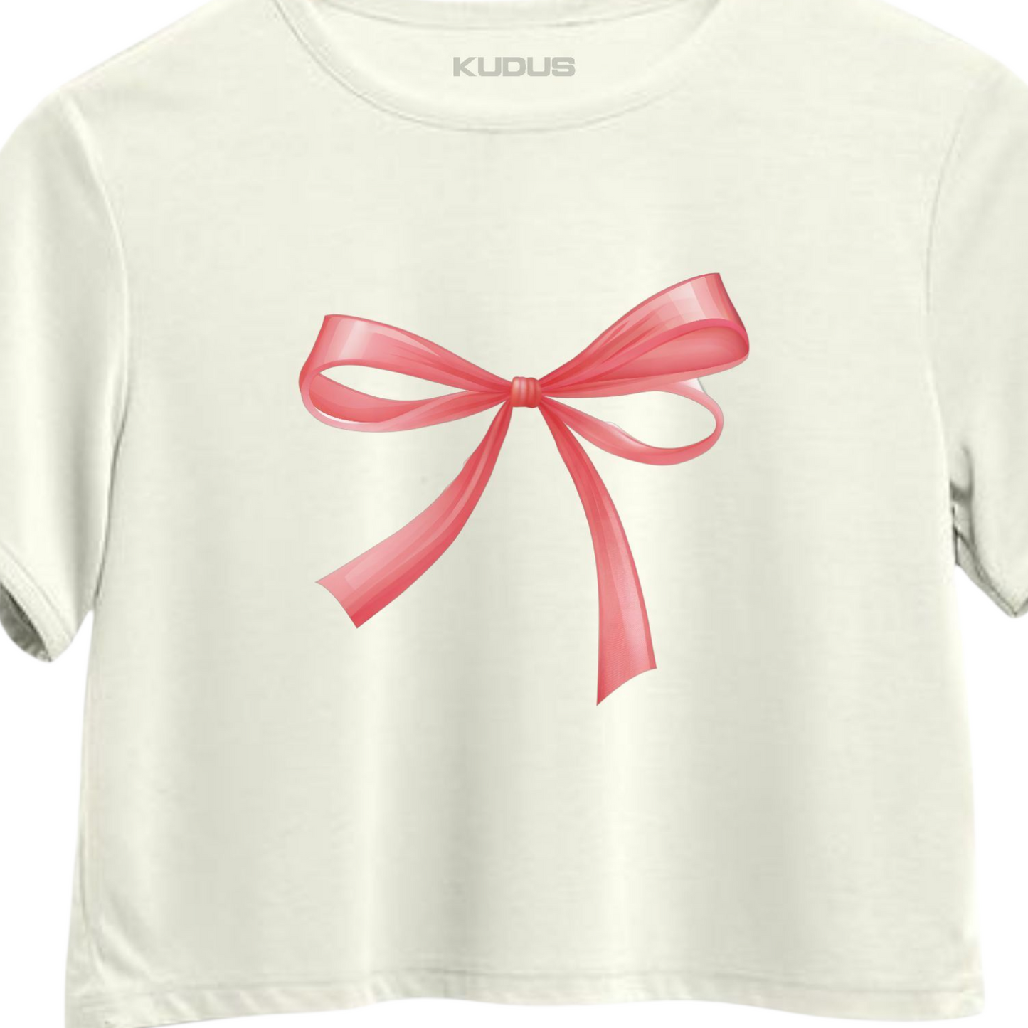 PINK BOW Crop Top