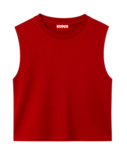 MINIMAL PLAIN SOLID SLEEVELESS VESTS