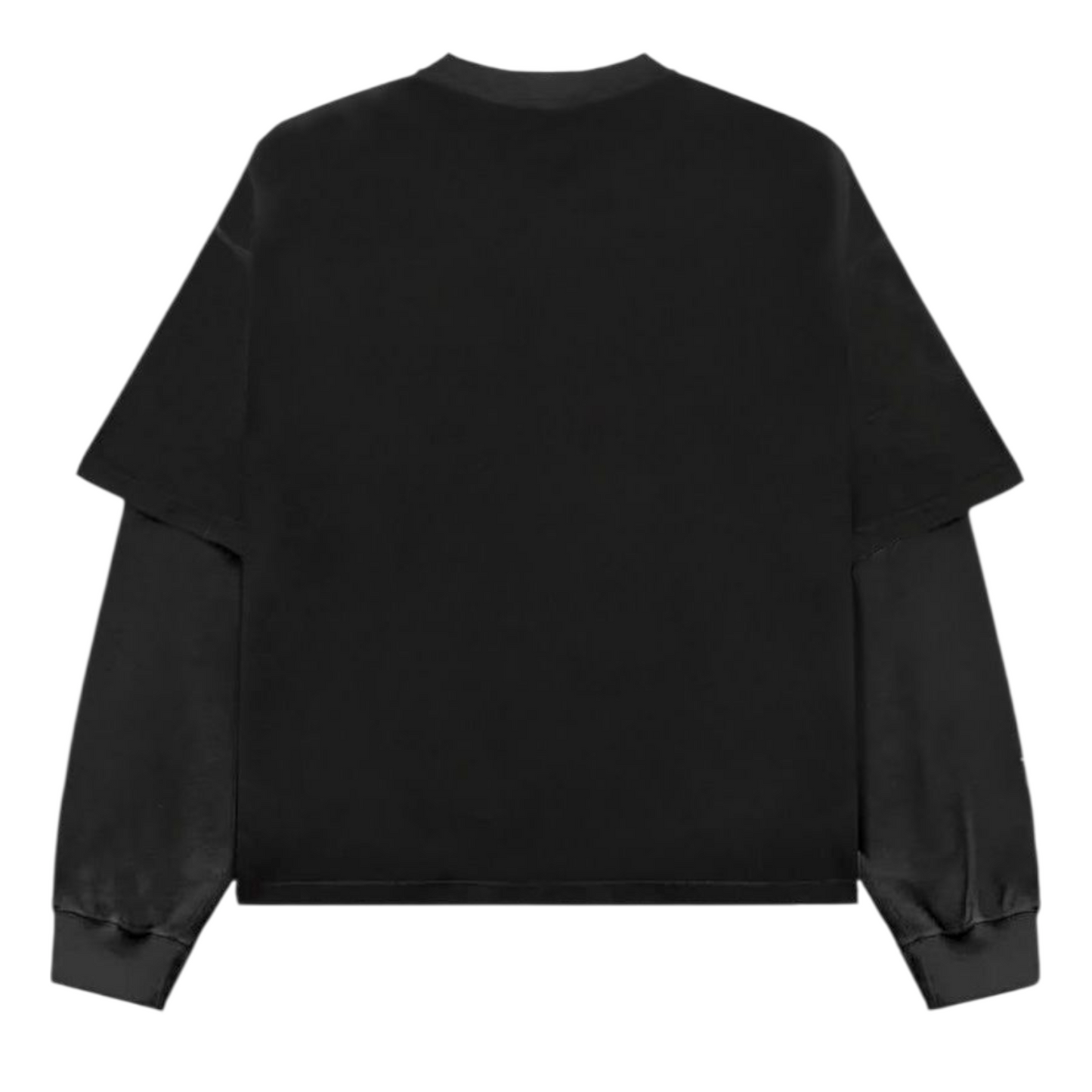 Black and Grey Full Sleeve Heavy Weight T-shirt