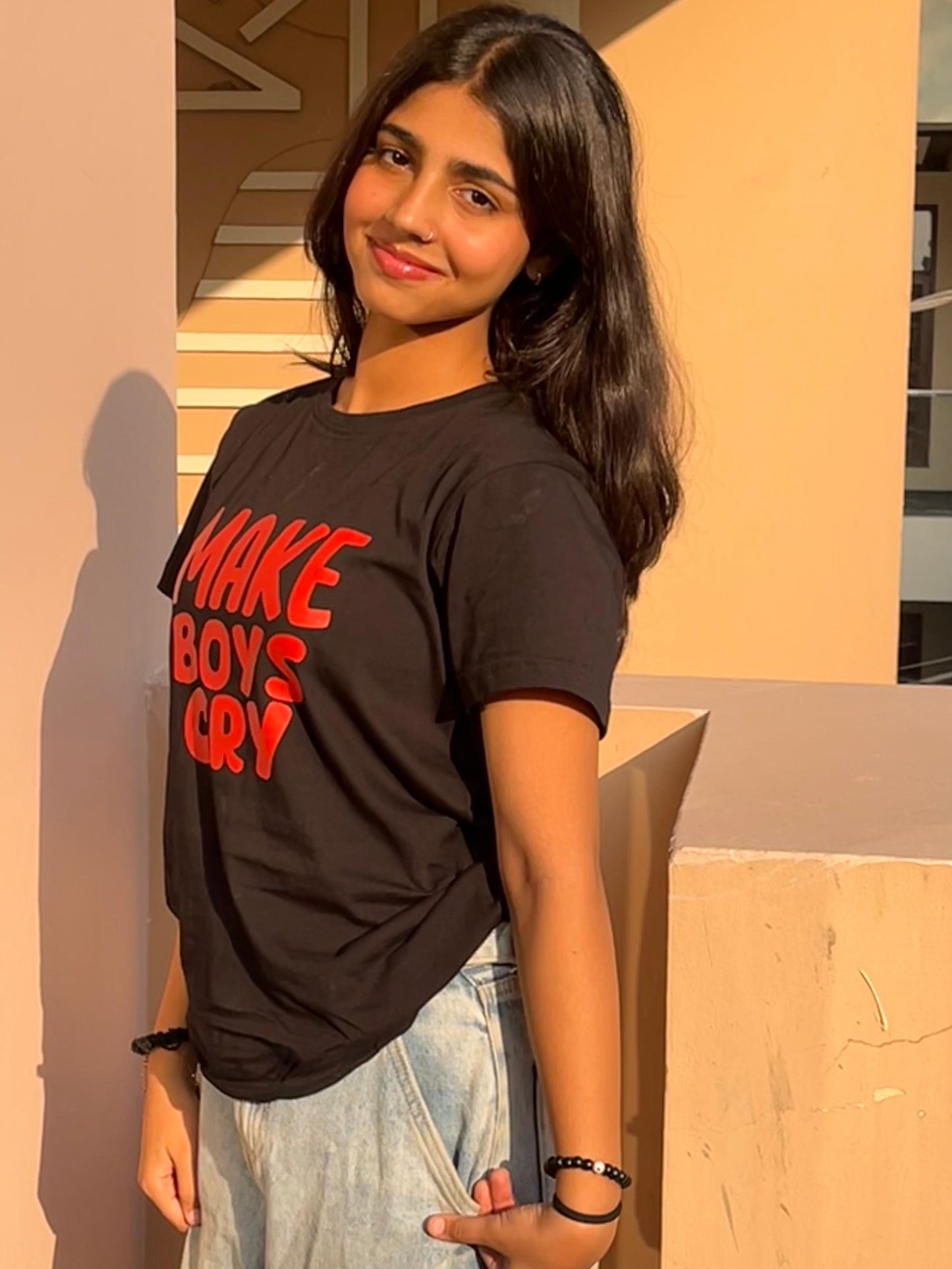 Make Boys Cry Women Tee