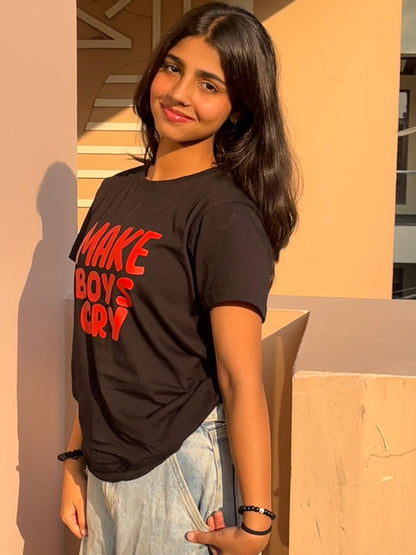 Make Boys Cry Women Tee