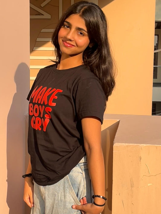 Make Boys Cry Women Tee