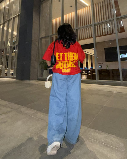 Let Them Judge Oversized Tee