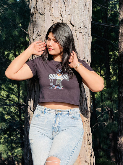 Off Goku Black Crop Top