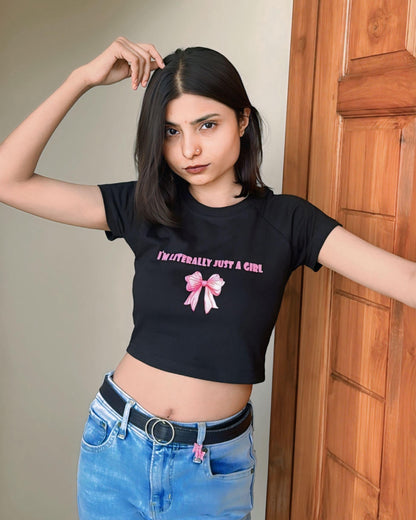 Just A Girl Baby Tee