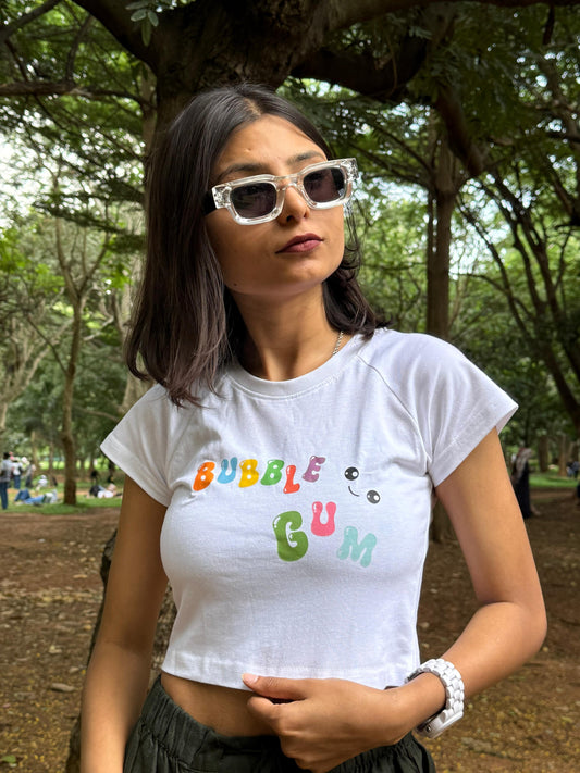 BUBBLE GUM Crop Top
