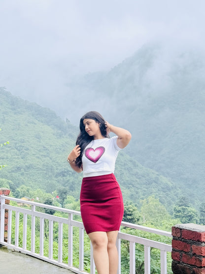 Heart Crop Top