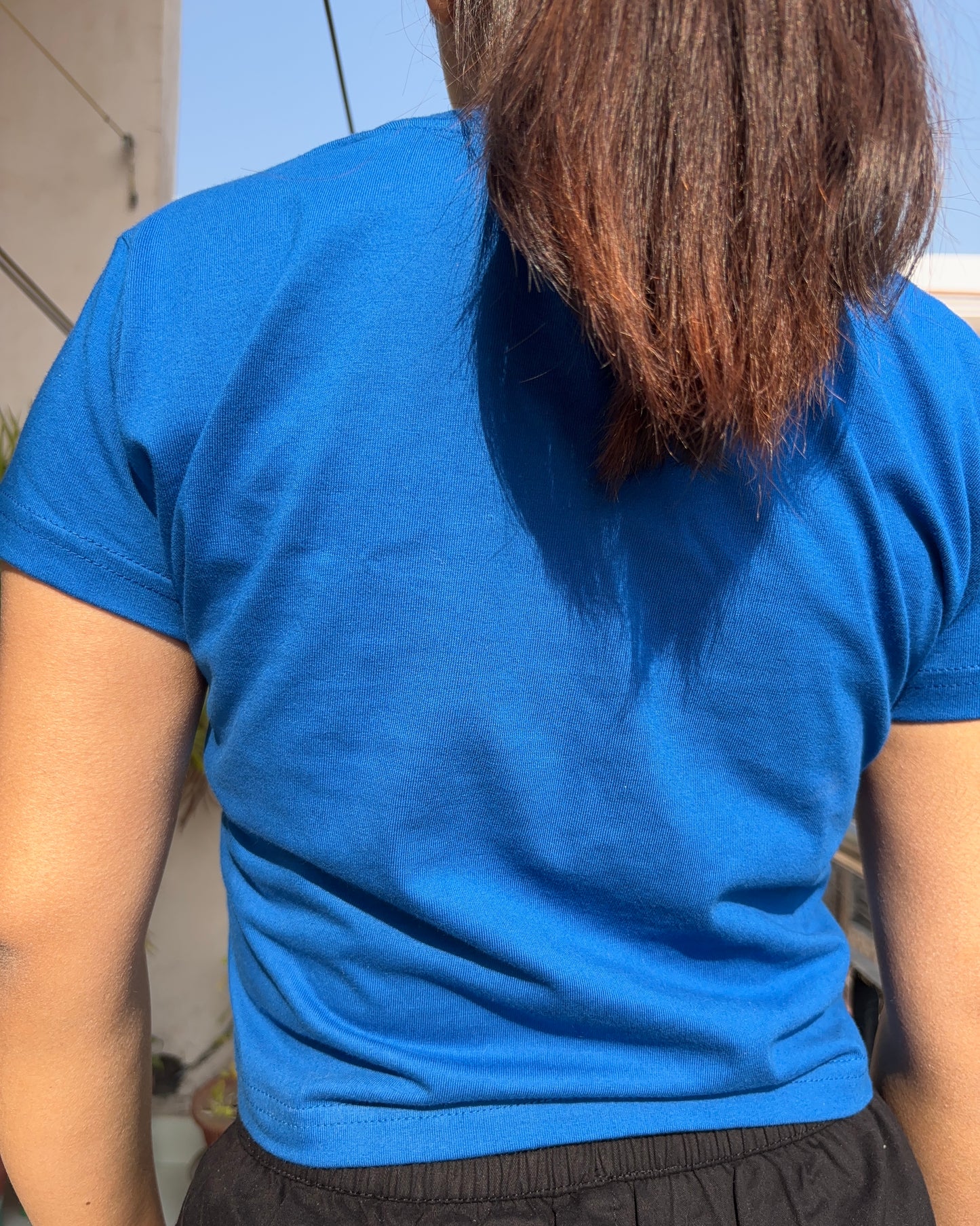 Copy Me, Still Not Me Baby Crop Top