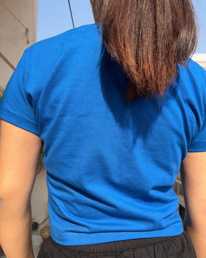 Copy Me, Still Not Me Baby Crop Top