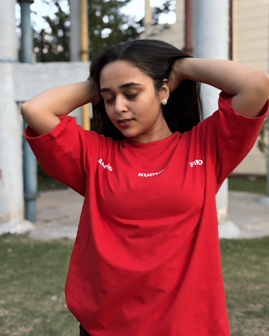 DREAM BIG FIND JOY Heavy Weight Oversized T-shirt