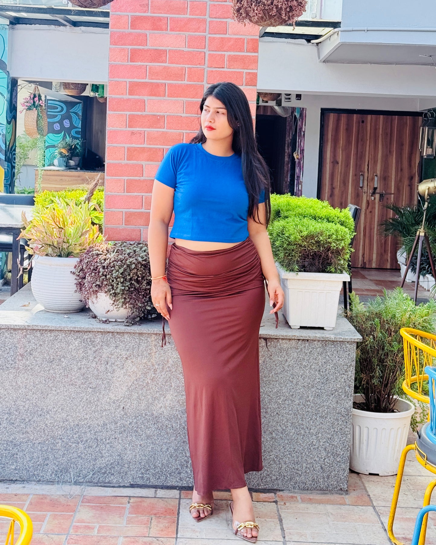 BASIC PLAIN SOLID EVERYDAY Baby Crop Top For Women