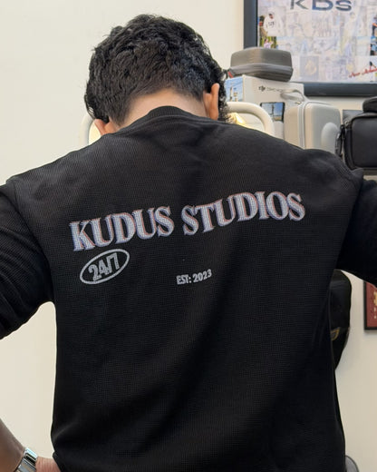 Glitched Kudus Henley Tee