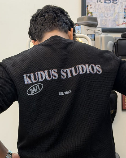 Glitched Kudus Henley Tee