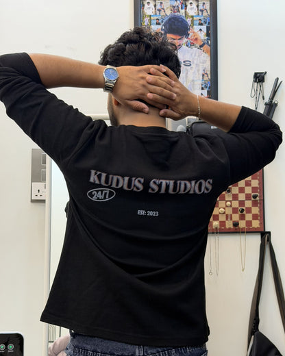 Glitched Kudus Henley Tee